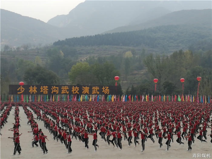 第十一屆鄭州國際少林武術節萬人武術團體操表演